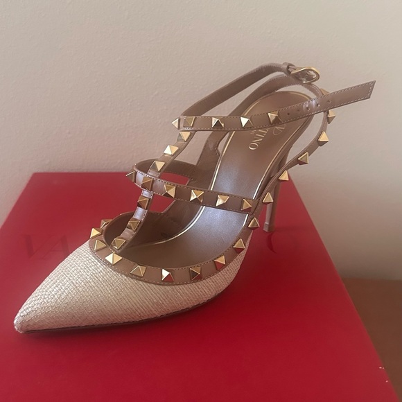 VALENTINO GARAVANI Raffia Pumps - Picture 7 of 14